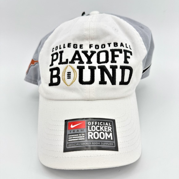 Nike‎ College Football Playoff Bound 2025 Texas Longhorns Hat Cap Size M/L NWT - Picture 12 of 12